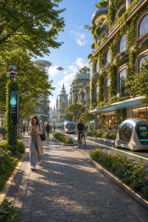 Same street rendered in 2224